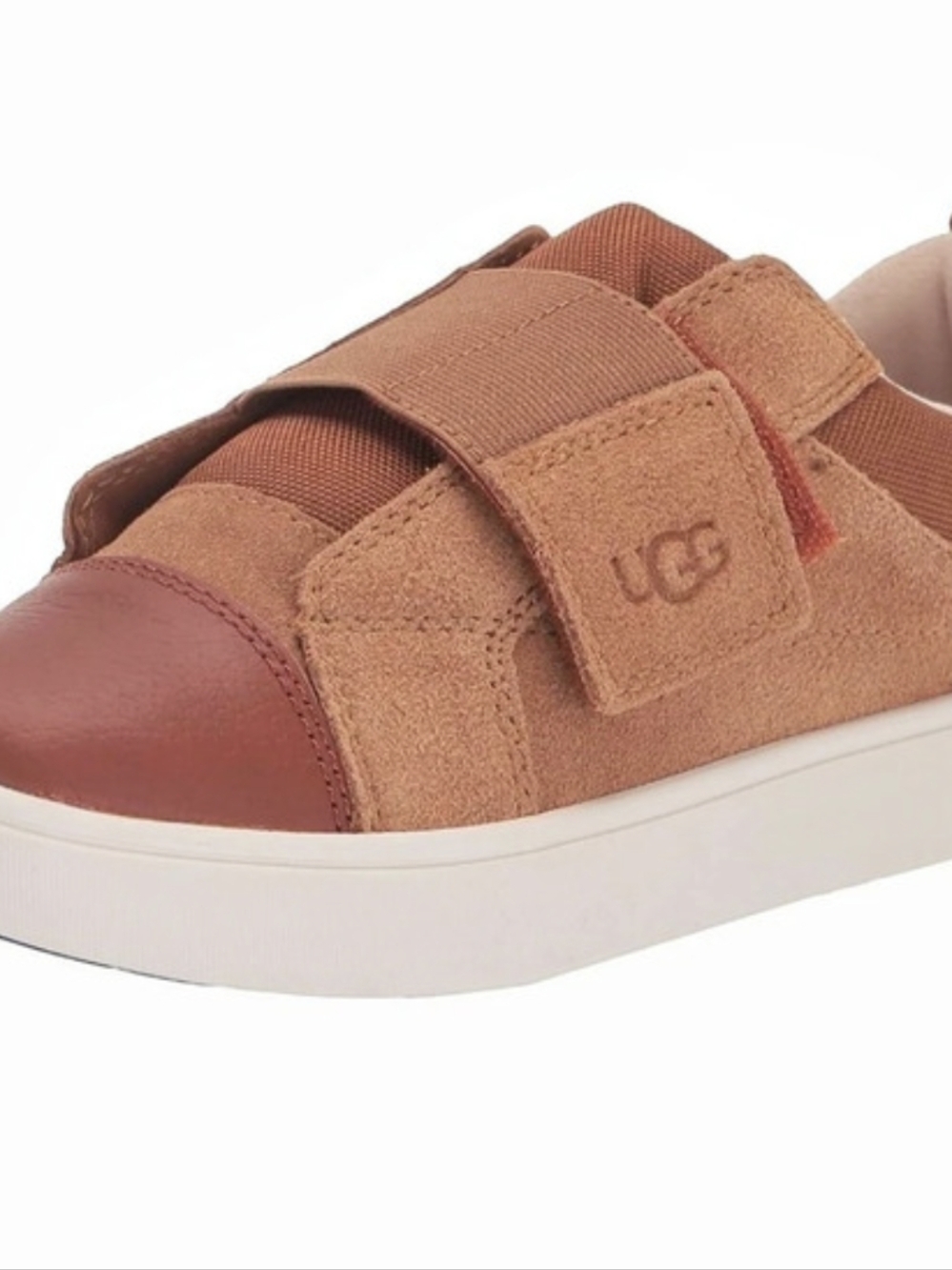 New UGG Rennon Low Kids Sneakers Brown & Red